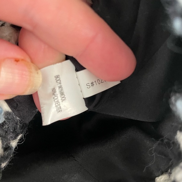 Vintage Kay Unger Wool Boucle Plaid Cropped Blazer - Picture 9 of 9